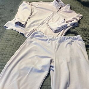 New York & Company Light Pink Pajama Set